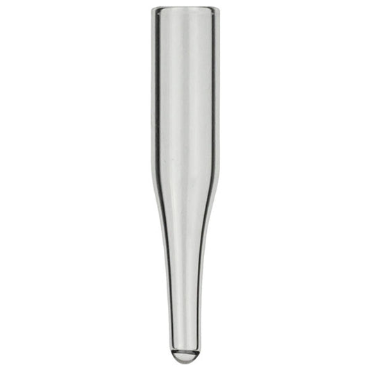 Micro-insert, N 9|N 10|N 11, 6.0x31.0 mm, 0.2 mL, conical, 15 mm tip, clear