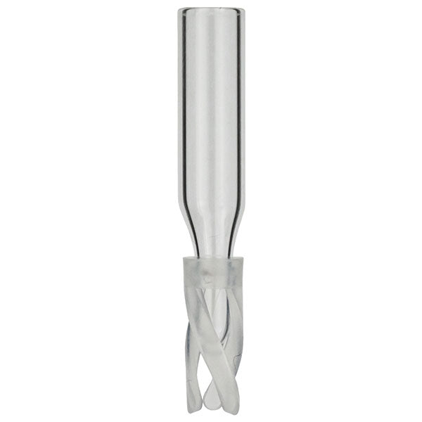Micro-insert, N 9|N 10|N 11, 5.7x29.0 mm, 0.1 mL, conical, clear, spring