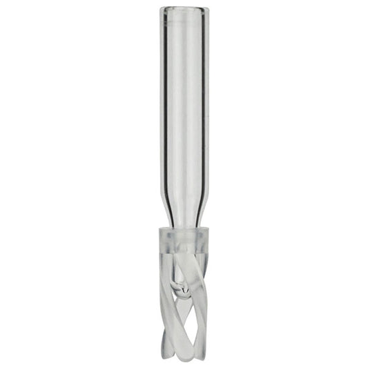 Micro-insert, N 8|N 11, 5.0x29.0 mm, 0.1 mL, conical, clear, spring