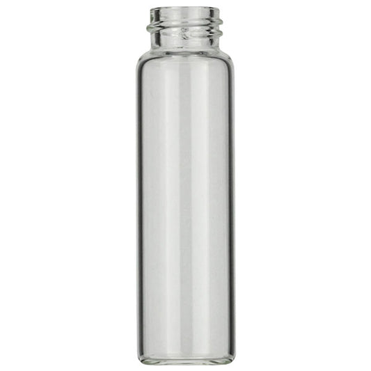 Screw neck vial, N 15, 18.5x66.0 mm, 12.0 mL, flat bottom, clear