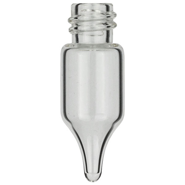 Screw neck vial, N 8, 11.6x32.0 mm, 1.1 mL, conical, clear