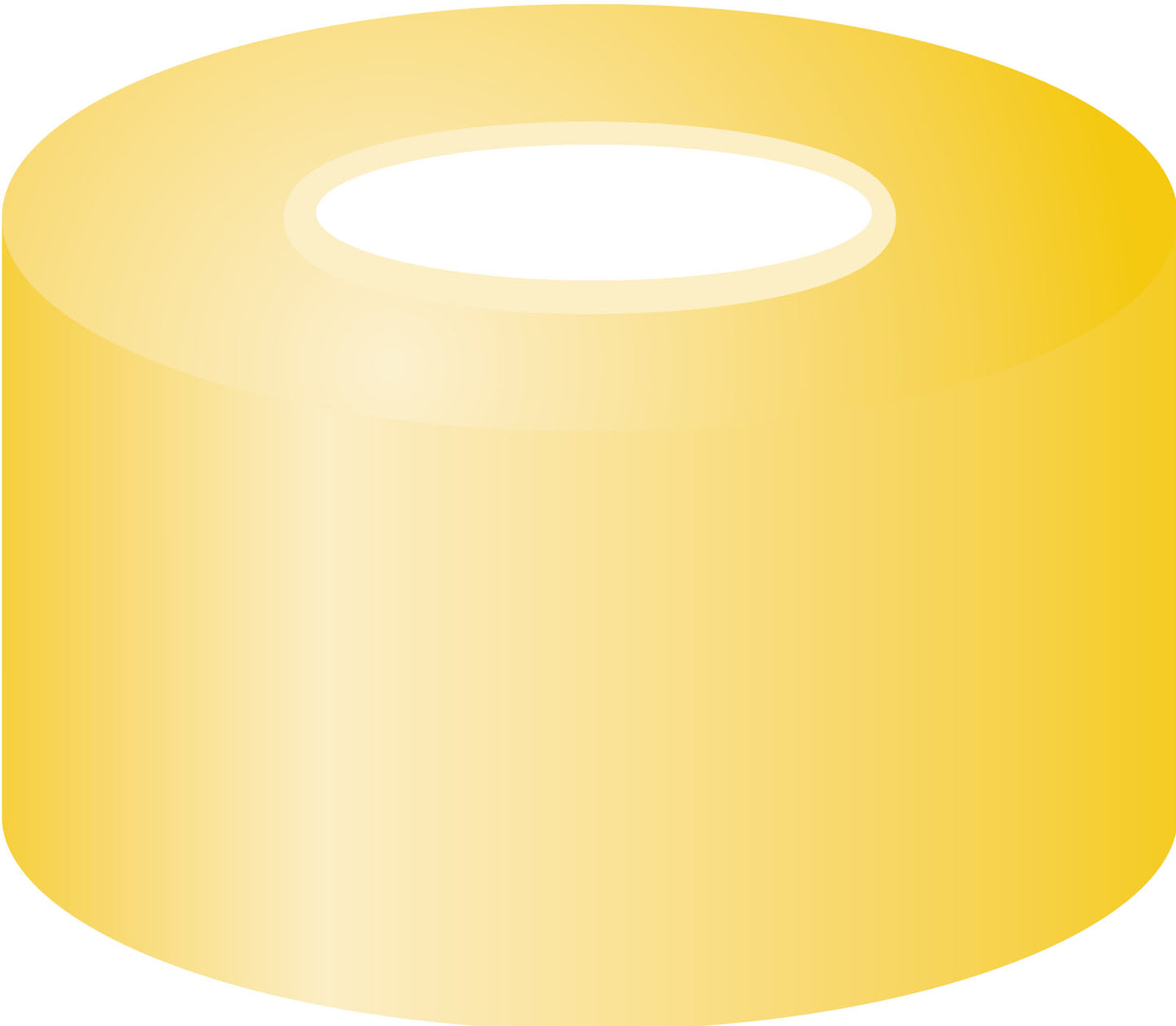 Crimp closure, N 11, magnetic, gold, center hole, Silicone white/PTFE red, 1.3mm