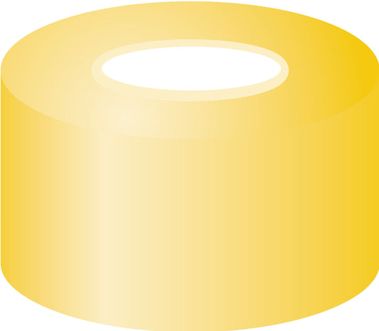 Crimp closure, N 11, magnetic, gold, center hole, Silicone white/PTFE red, 1.3mm