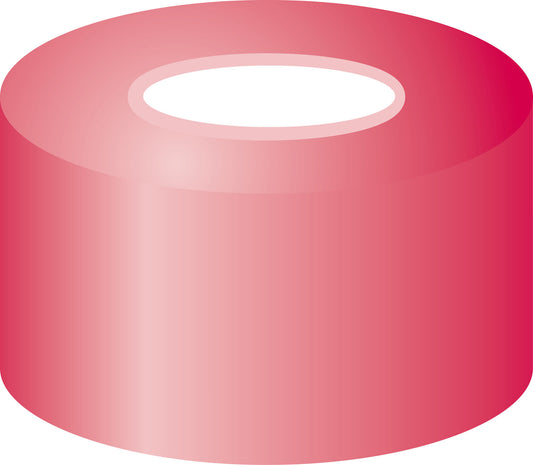 Crimp closure, N 11, alu., red, center hole, Silicone white/PTFE red, 1.3 mm