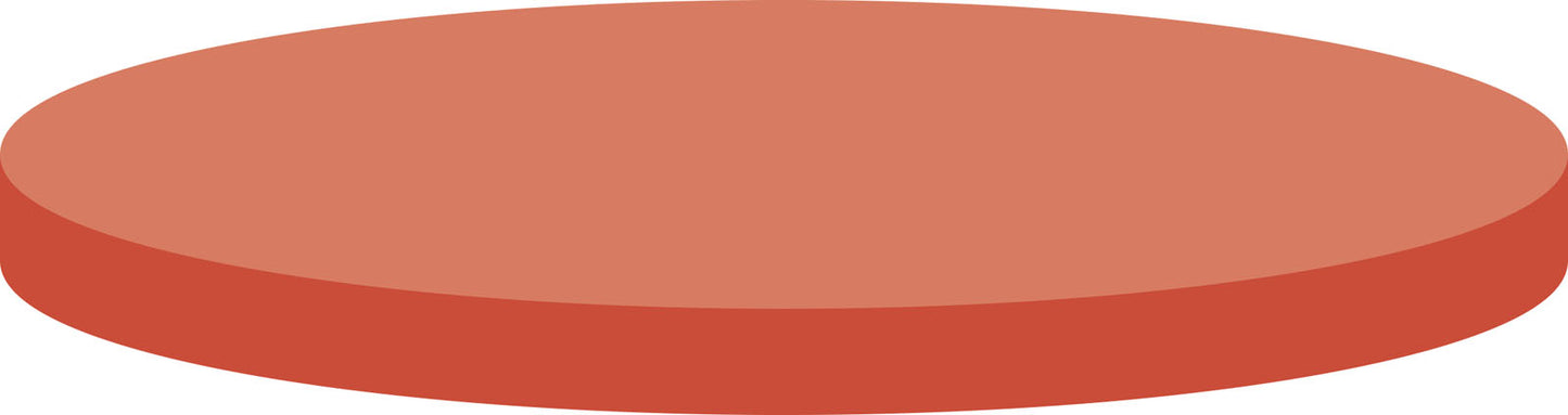 Septa N 19, Natural rubber/TEF, red-orange/colorless, 1.3 mm, 45&deg; shore A