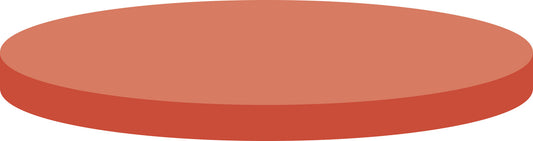 Septa N 19, Natural rubber/TEF, red-orange/colorless, 1.3 mm, 45&deg; shore A