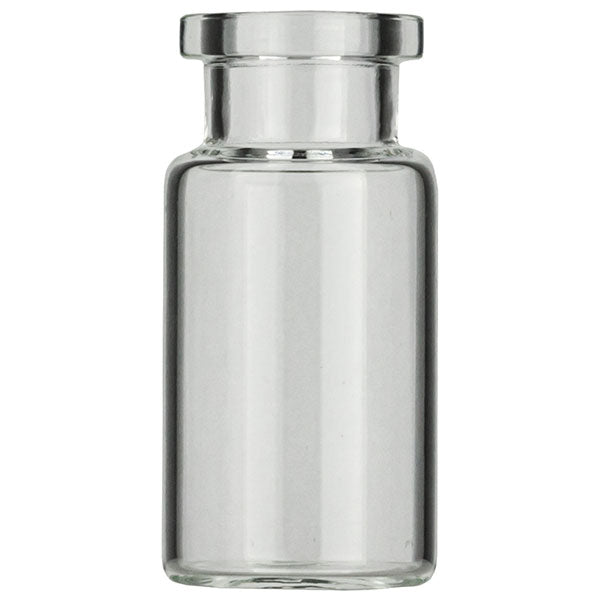 Crimp neck vial, N 20, 22.5x46.0 mm, 10.0 mL, flat bottom, flat neck, clear