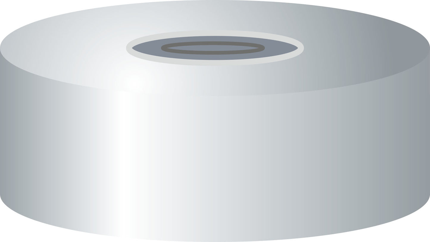 Crimp closure, N 20, metal (magnetic), center hole,Butyl d. gray/PTFE gray,3.0mm