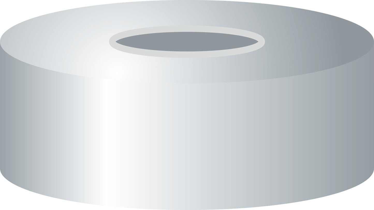 Crimp closure, N 20, metal (magn.), center hole,Butyl l. gray/PTFE d. gray,3.0mm