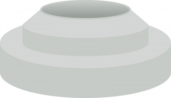 Stoppers N 20, Bromobutyl, gray, 50° shore A