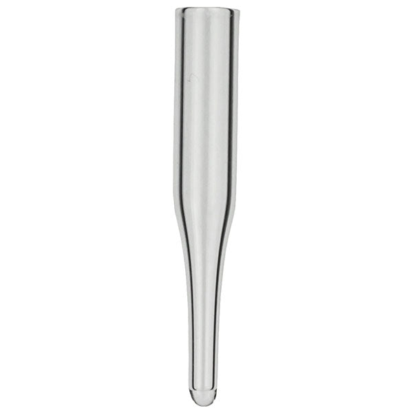 Micro-insert, N 8|N 11, 5.0x31.0 mm, 0.1 mL, conical, 15 mm tip, clear