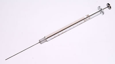 Hamilton 50 µL Syringe, Cemented Needle, 22s gauge, 2 inch, point style 3