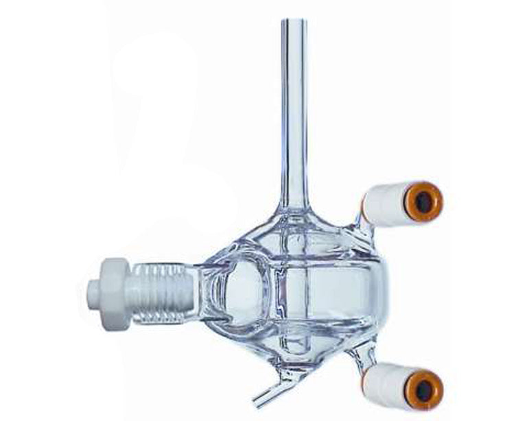 Spray Chamber _ Twister _ Jacketed - Helix CT _ 9.6mm outlet