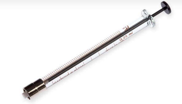 Hamilton 1725 TLL 250µL Syringe w/o Stop