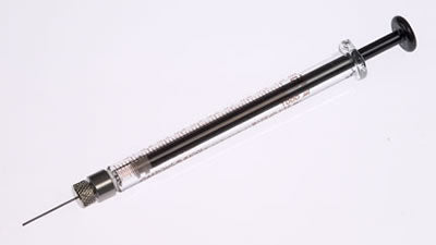 Hamilton 1 mL Valco VISF-1 Syringe, Large Removable Needle, 22 Gauge, 0.75 inch, Point Style 3