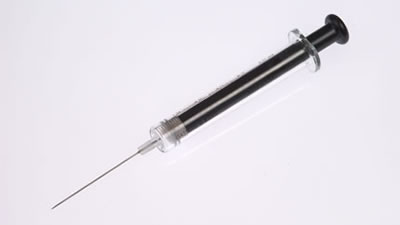 Hamilton 5 mL Syringe, Luer Tip Cemented Needle, 22 Gauge, 2 inch, Point Style 2