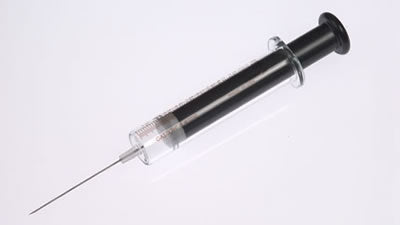 Hamilton 10 mL Syringe, Luer Tip Cemented Needle, 22 Gauge, 2 inch, Point Style 2