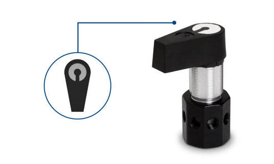 Manual Valve, PTFE/CTFE Distribution Flow Path, 8-ports, HVX (8-5)