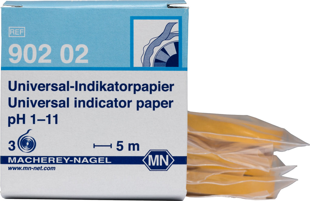 Universal indicator paper pH 1–11, reel, refill pack