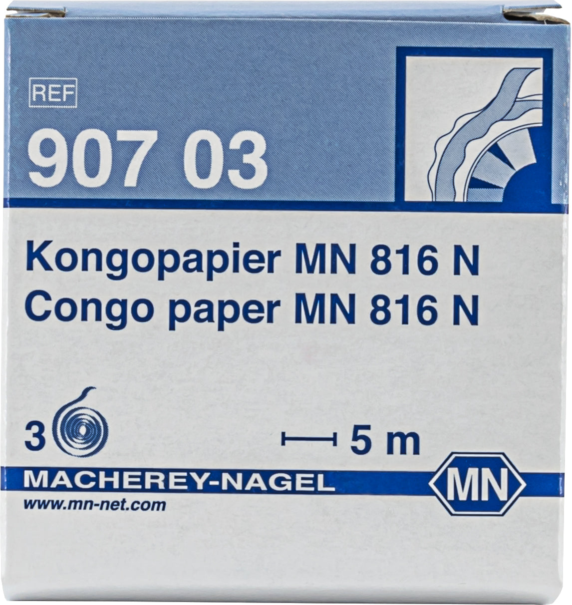 Qualitative pH test paper Congo paper MN 816 N, pH: 5.0–3.0, refill pack
