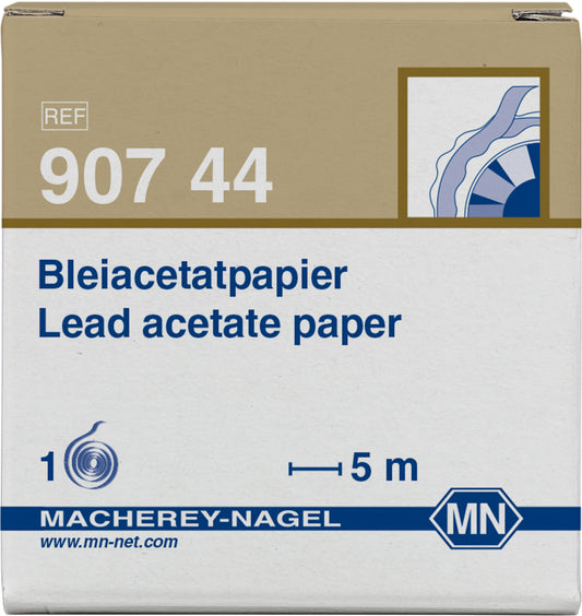 Qualitative Lead acetate paper for Sulfide: 5 mg/L S&sup2;⁻, reel