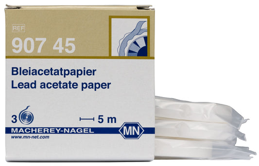 Qualitative Lead acetate paper for Sulfide: 5 mg/L S&sup2;⁻, refill pack