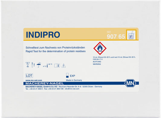 Qualitative test paper INDIPRO for Protein: 50 &micro;g BSA (bovine serum albumin)