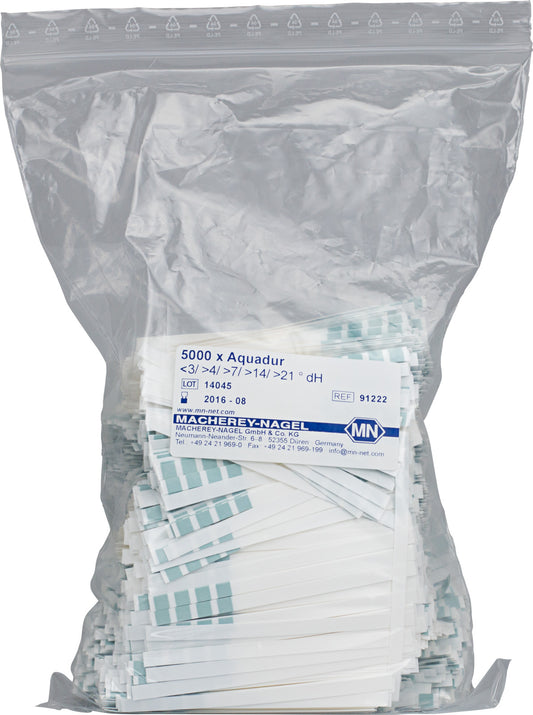 AQUADUR 4–21, for water hardness, 5000 strips