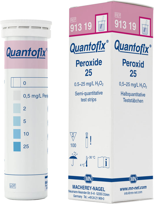 Semi-quantitative test strips QUANTOFIX Peroxide 25