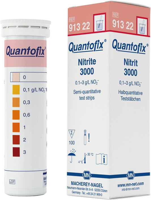 Semi-quantitative test strips QUANTOFIX Nitrite 3000