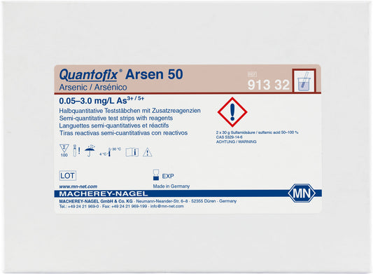Semi-quantitative test strips QUANTOFIX Arsenic 50