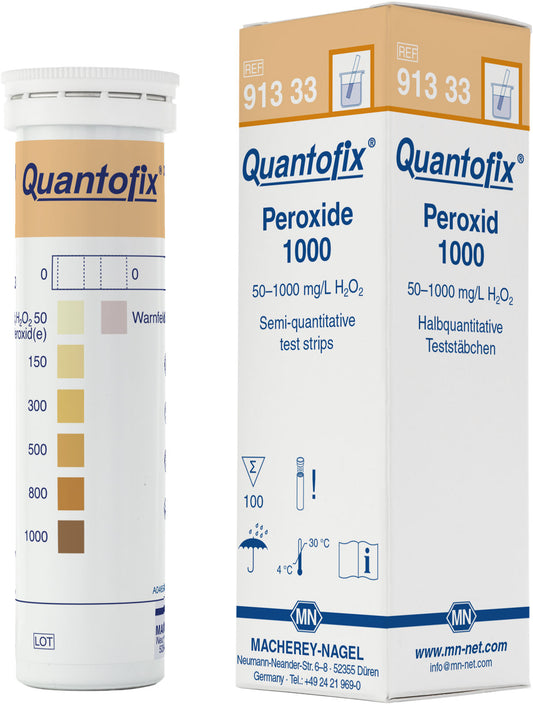 Semi-quantitative test strips QUANTOFIX Peroxide 1000