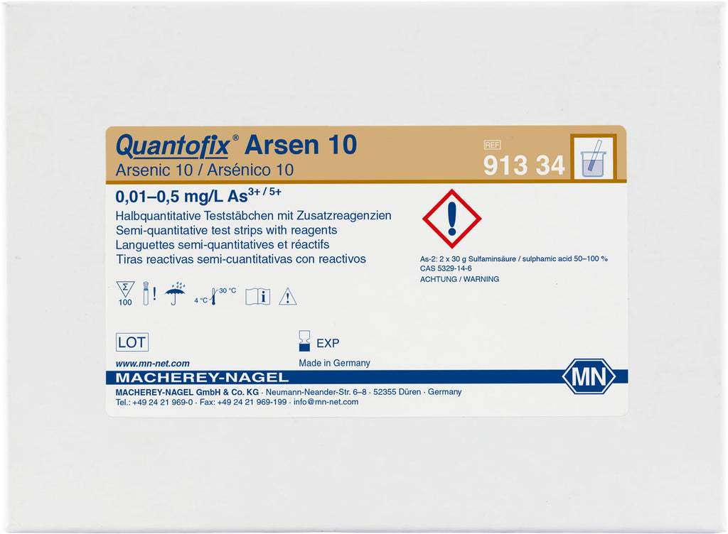 Semi-quantitative test strips QUANTOFIX Arsenic 10