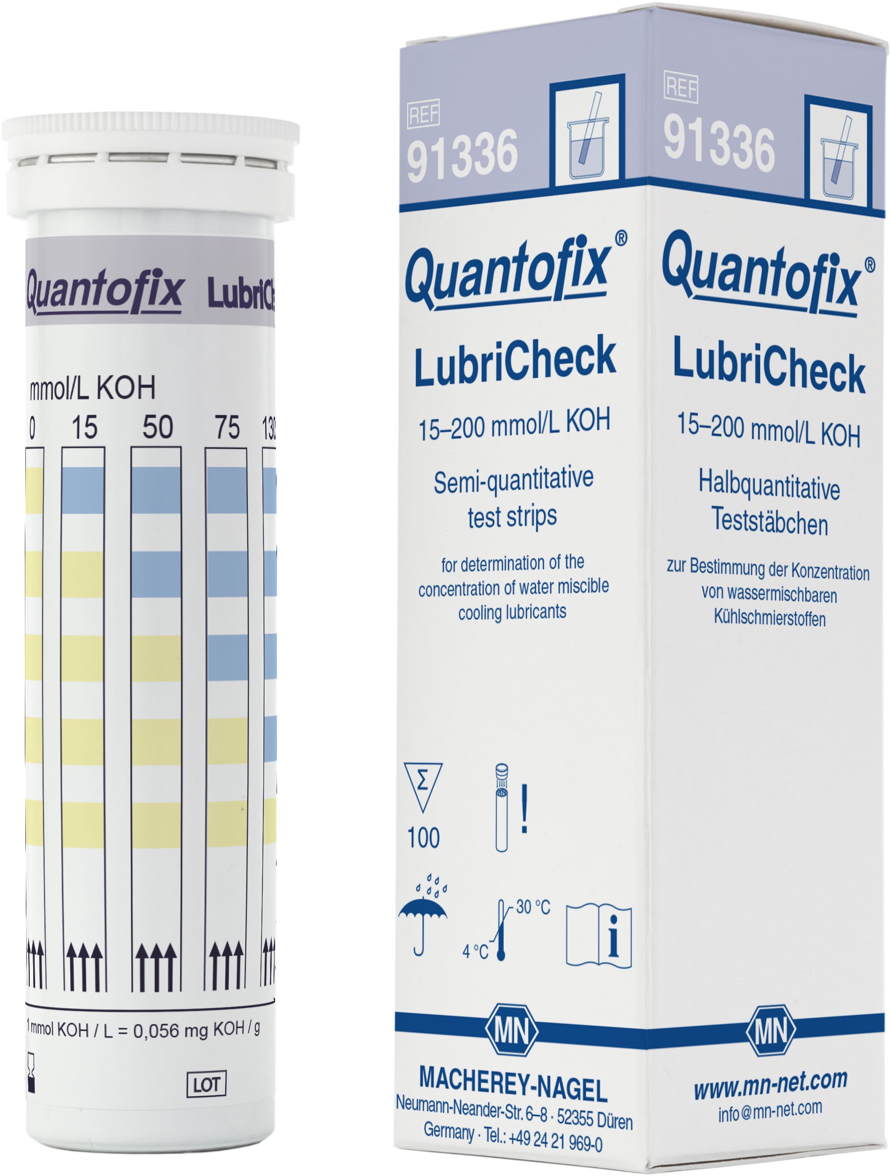 Semi-quantitative test strips QUANTOFIX LubriCheck– ESSLAB