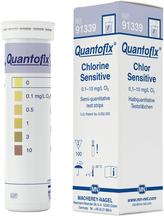 Semi-quantitative test strips QUANTOFIX Chlorine Sensitive