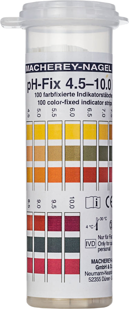 pH test strips, pH‑Fix 4.5–10.0 PT, fixed indicator