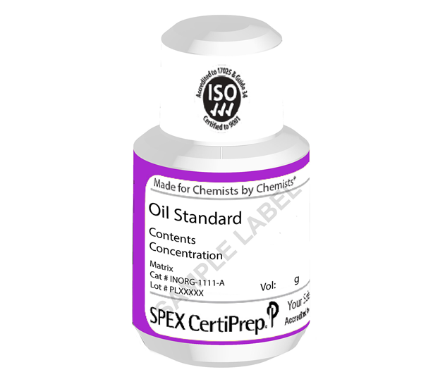 Multi-Element Organometallic Oil Standards, 5 Elements, 1,000 µg/g, 100 g