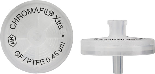 Syringe filters (combi), CHROMAFIL Xtra GF / PTFE, 25 mm, 1 &micro;m / 0.45 &micro;m