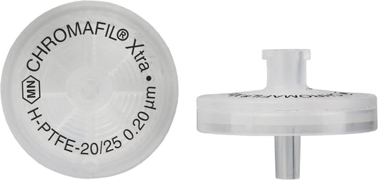 Syringe filters, labeled, CHROMAFIL Xtra H-PTFE, 25 mm, 0.2 &micro;m
