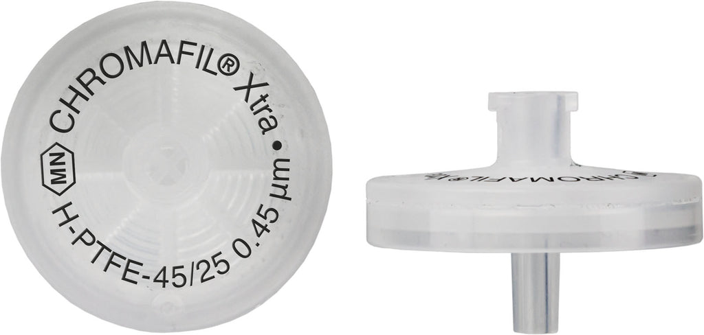 Syringe filters, labeled, CHROMAFIL Xtra H-PTFE, 25 mm, 0.45 &micro;m