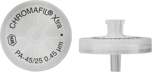 Syringe filters, labeled, CHROMAFIL Xtra PA, 25 mm, 0.45 &micro;m