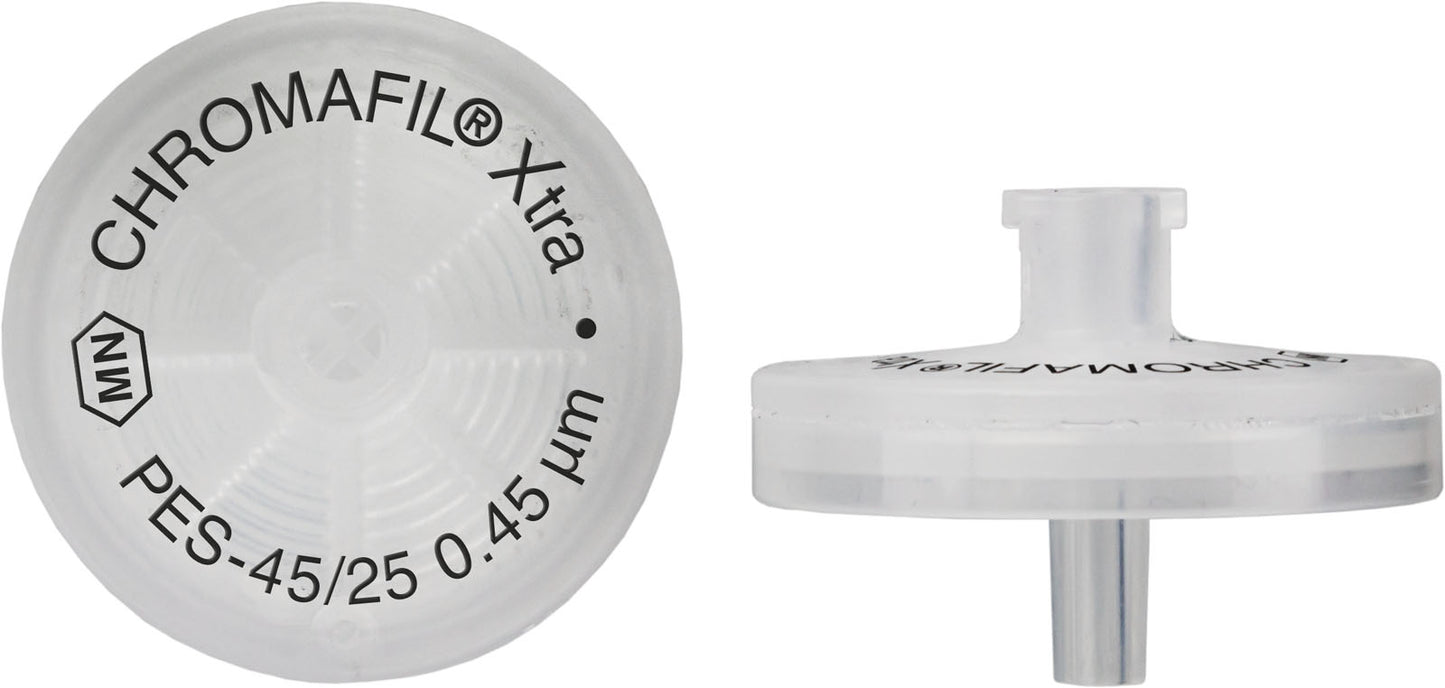 Syringe filters, labeled, CHROMAFIL Xtra PES, 25 mm, 0.45 &micro;m