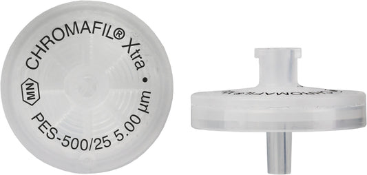 Syringe filters, labeled, CHROMAFIL Xtra PES, 25 mm, 5 &micro;m