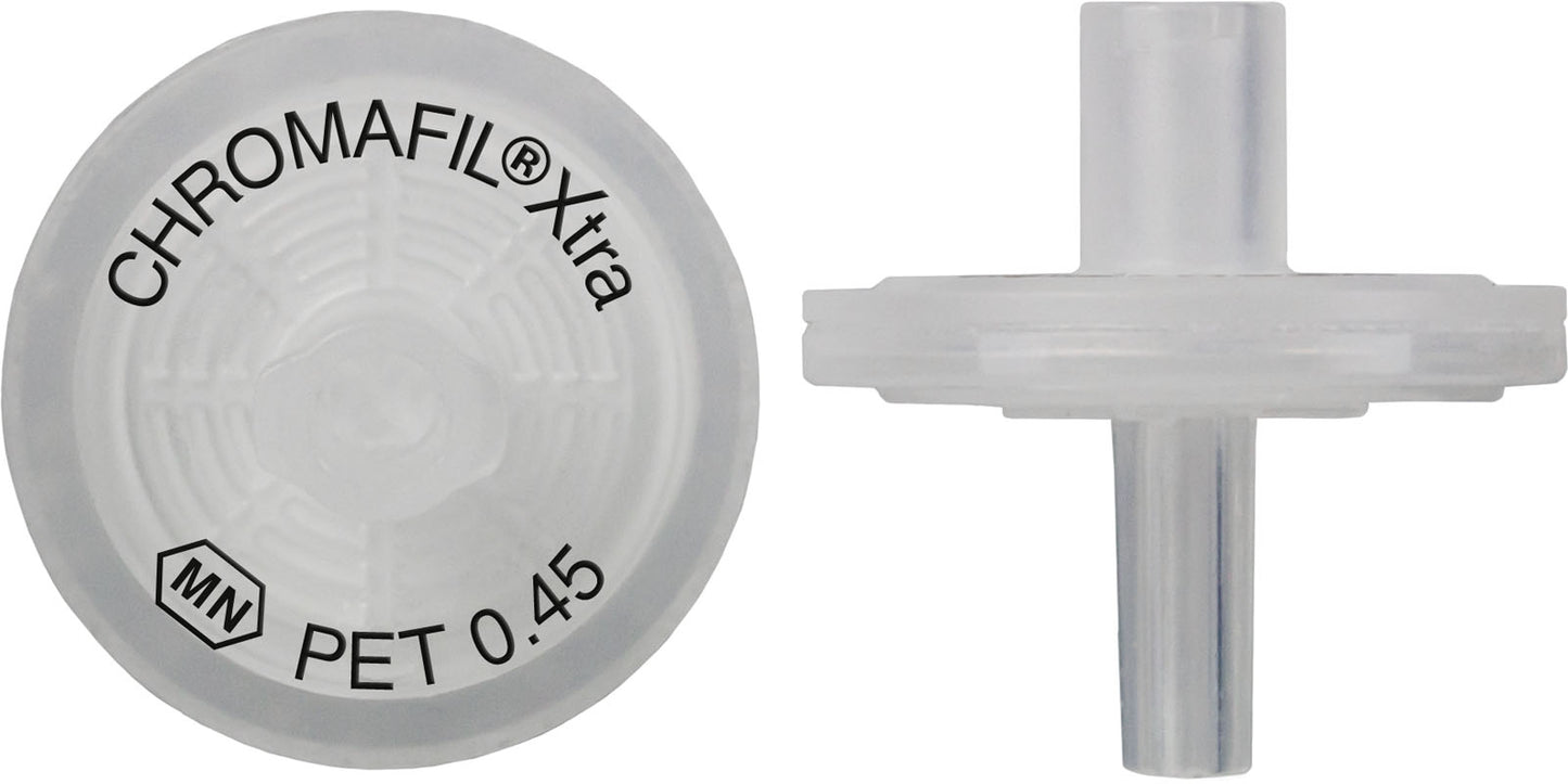 Syringe filters, labeled, CHROMAFIL Xtra PET, 13 mm, 0.45 &micro;m