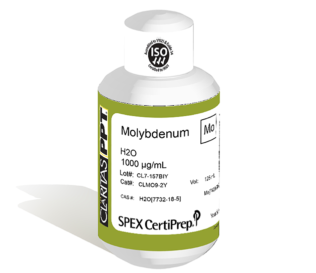Molybdenum, 1,000 µg/mL (1,000 ppm) for ICP-MS, 125 mL