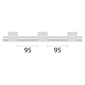 Finaprep 3-stop Solva White-White Pump Tubing (95mm between stops)