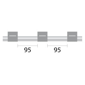 Finaprep 3-stop Solva Grey-Grey Pump Tubing (95mm between stops)