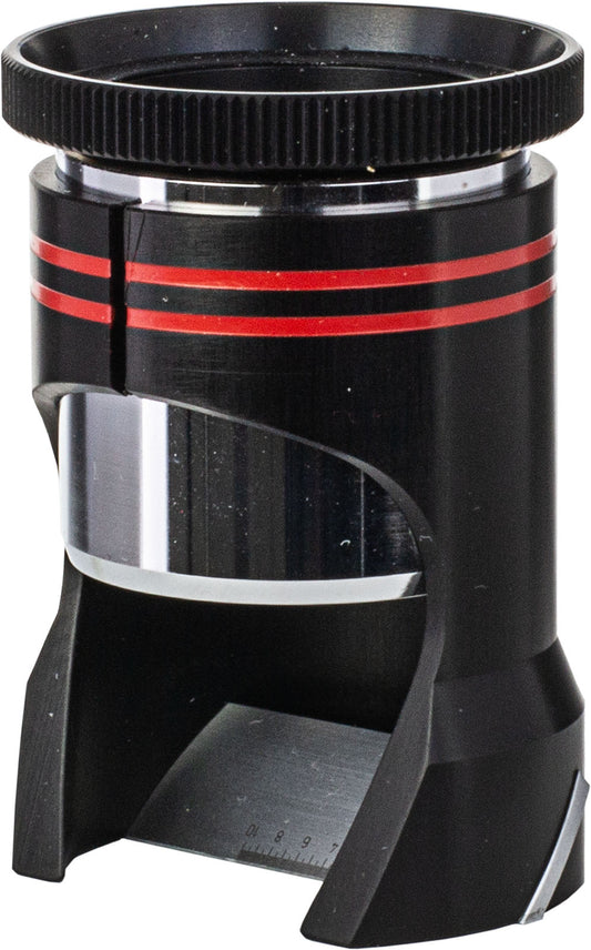 Magnifying lens with scale magnification 8x