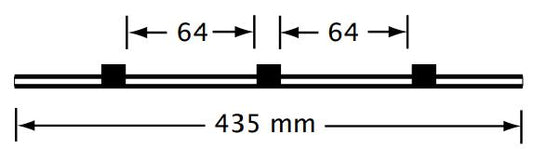 Finaprep 3-stop Santoprene Blue-Blue Pump Tubing (64mm between stops)