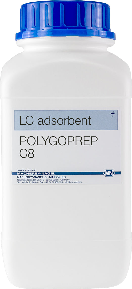 LC packing material (adsorbents, bulk), silica gel, POLYGOPREP 60-50 C8